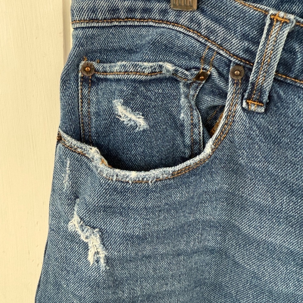 Abercrombie & Fitch  Ripped Blue mom jeans - Picture 4 of 6